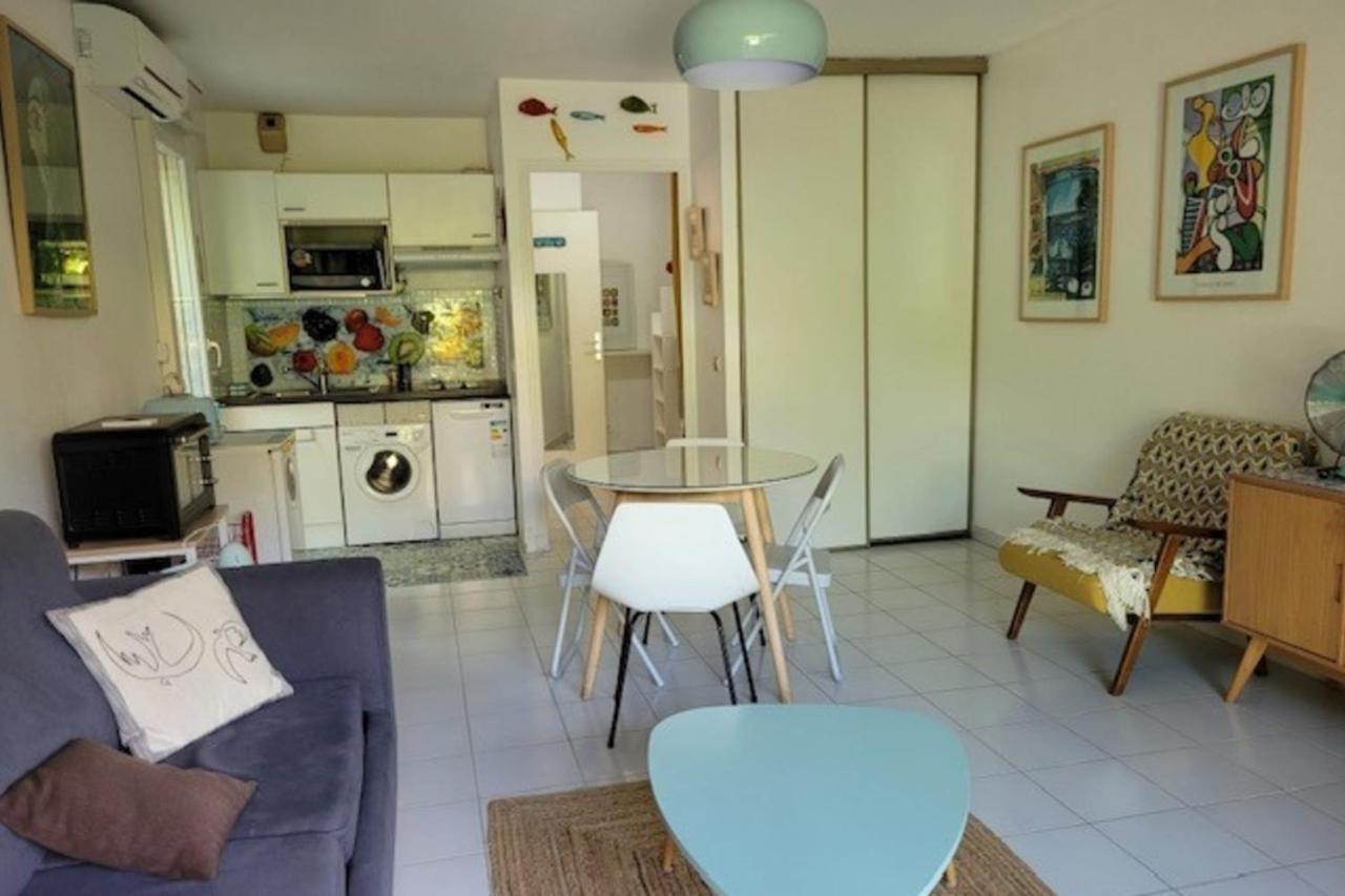 Nice Studio 30 M With Terrace And Pool Antibes Esterno foto